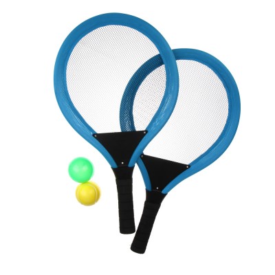 Набор для бадминтона BY SPORT, 2 ракетки 49х29 см, 2 мяча 6.5см, 1 волан, PVC, EVA, резина (6/36)
