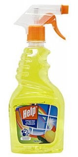 Средство для мытья стекол Help Лимон, 500 мл