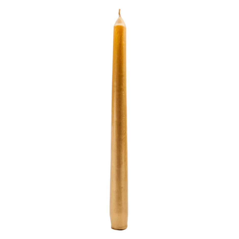 Свеча античная, золотая, 24x250 мм, 67 г