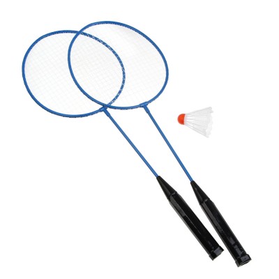 Набор для бадминтона BY SPORT, 2 ракетки, 1 волан, в сетке, металл, пластик (6/48)