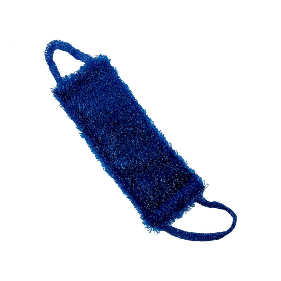 Мочалка вязанная 2-х сторонняя 13*42см Медведа (100)