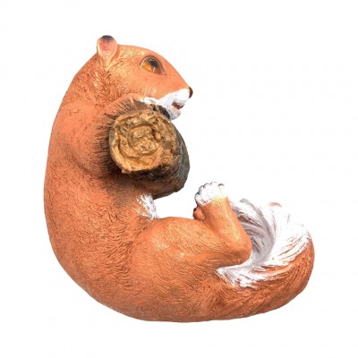 Фигура садовая Навесная белка на суку Н-24см