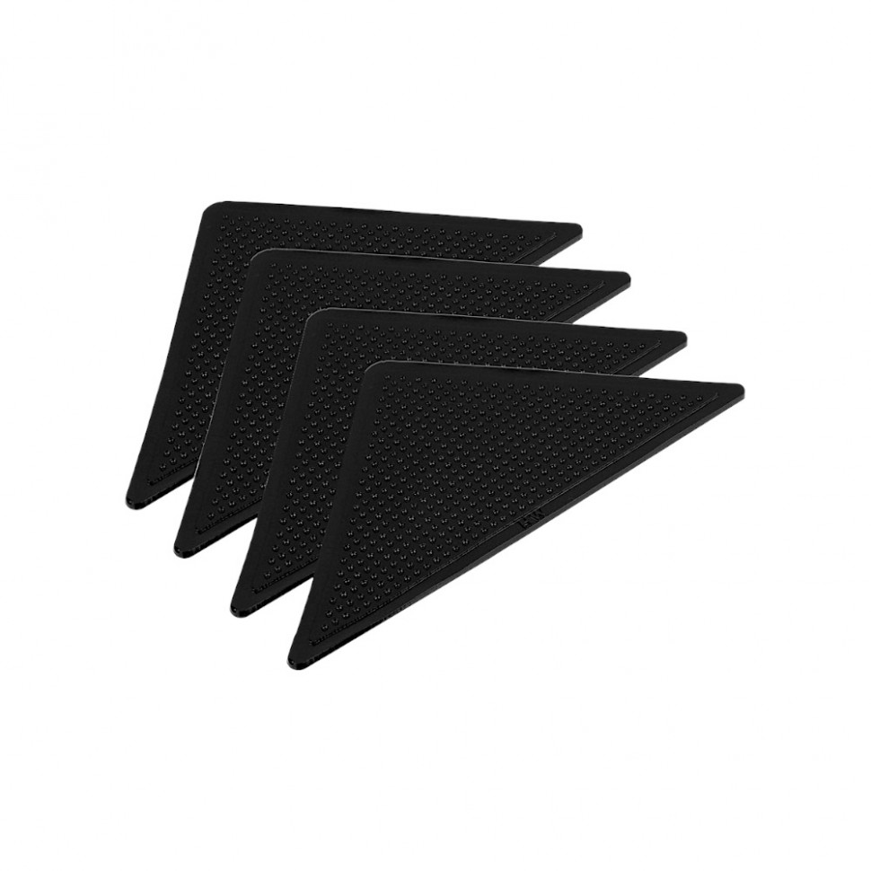 Фиксаторы противоскользящие для ковров, PU, 4шт, 10х15см, 1,15мм