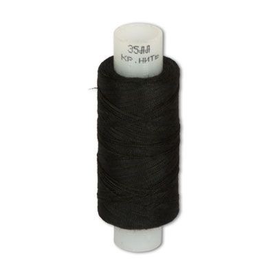 Нитки 35лл чёрные (30/1500)