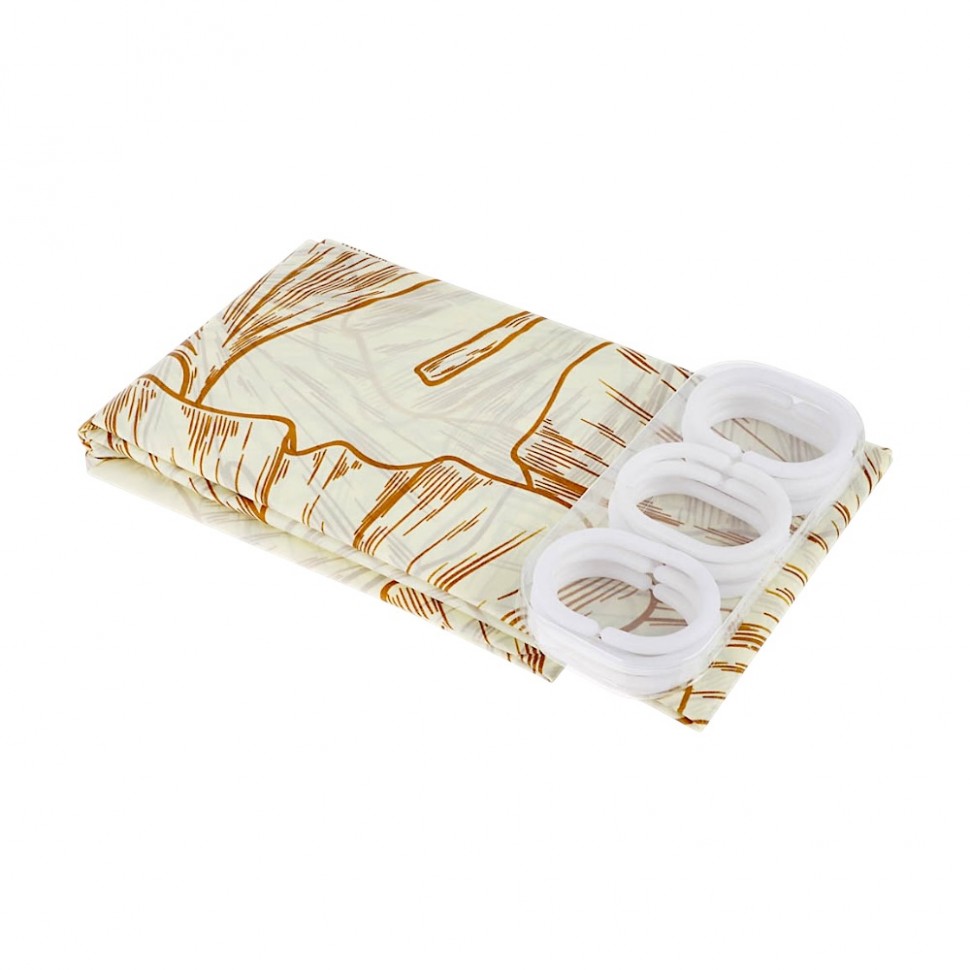 Шторка для ванной Марсельеза, ПЕВА 22 г/м2, 180x180см, 4 дизайна (12)