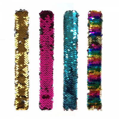 Заколка Хеагами скручивающаяся с пайетками 22 см (50)