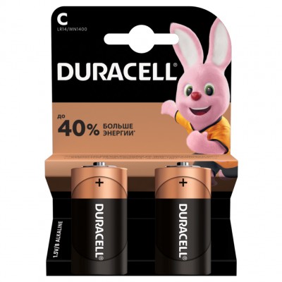 Батарейка Duracell LR14 C, бл/2 