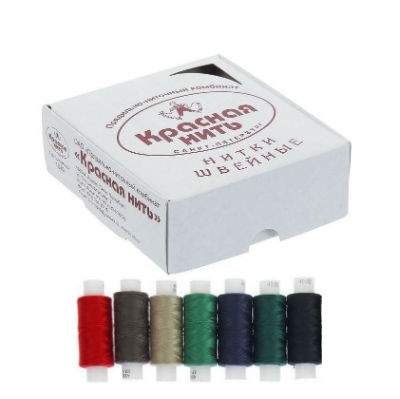 Нитки 40-ЛШ Красная Нить разноцветные