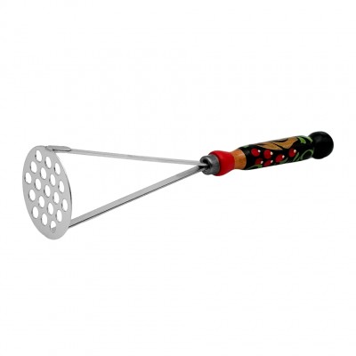 Толкушка с дер.ручкой  Хохлома (100)