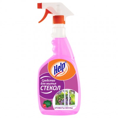 Средство для мытья стекол Help Аромат весны, 750 мл