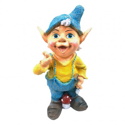 Фигура садовая Эльф Н-31см,L-15см