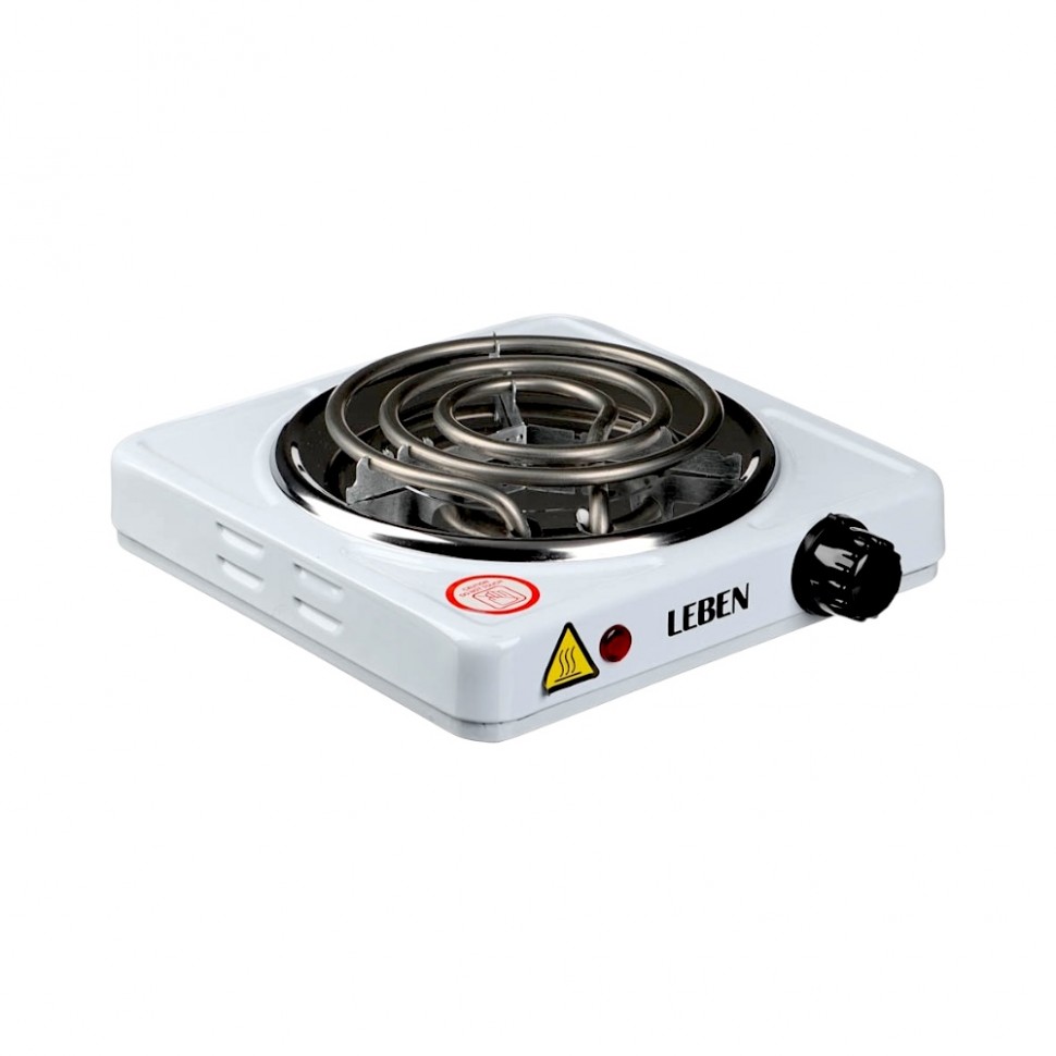 Плитка электрическая одноконфорочная 1000Вт нагр. эл. спираль d14см