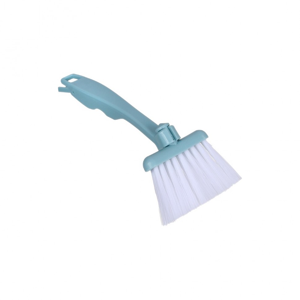 Щетка для чистки оконных проемов, поворот 360 гр., 21х7см, пластик (12)