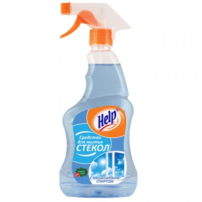 Средство для мытья стекол Help Нашатырный спирт, 500 мл