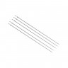 Иглы швейные для бисера, d = 0,55 мм, 5,5 см, 5 шт