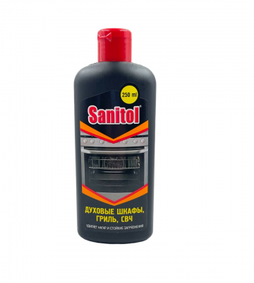 Средство для чистки духовых шкафов, свч, грилей 250 мл. Sanitol ЧС-023  (16)