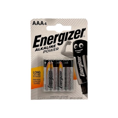 Батарейка Energizer Alkaline Power LR03 AAA, бл/4 