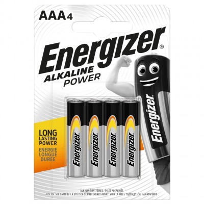 Батарейка Energizer Alkaline Power LR03 AAA, бл/4 