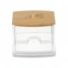 Органайзер для ватных палочек с бамбуковой крышкой ЮНИLOOK, PS, бамбук,  9х7,9х7см,  ВЗ24-28