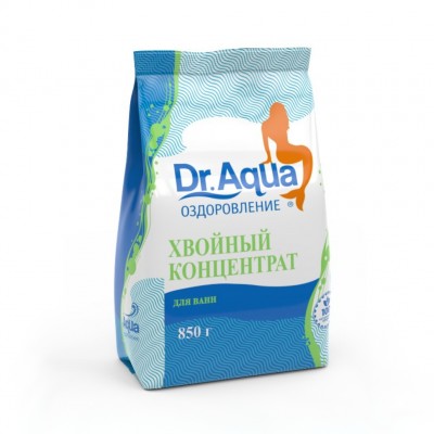 Соль морская для ванн Dr.Aqua Хвойный концентрат, 850 г