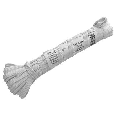 Резинка 5 м белая ВС (10/600)