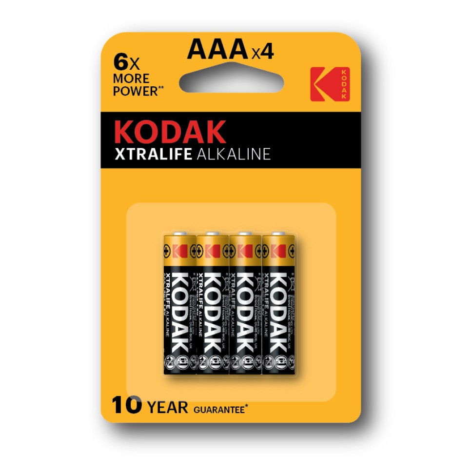 Батарейка Kodak Xtralife LR03 AAA, 4 шт