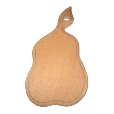 Доска буковая микс груша/яблоко/листок малая