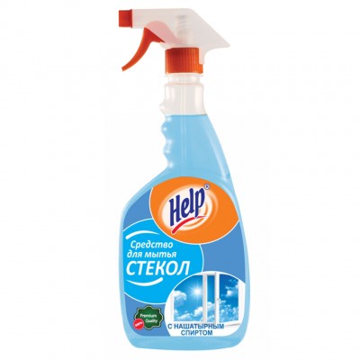 Средство для мытья стекол Help Нашатырный спирт, 750 мл