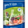 Пакет майка для пищевых продуктов Universal "You`ll love" 30 шт (10/30)
