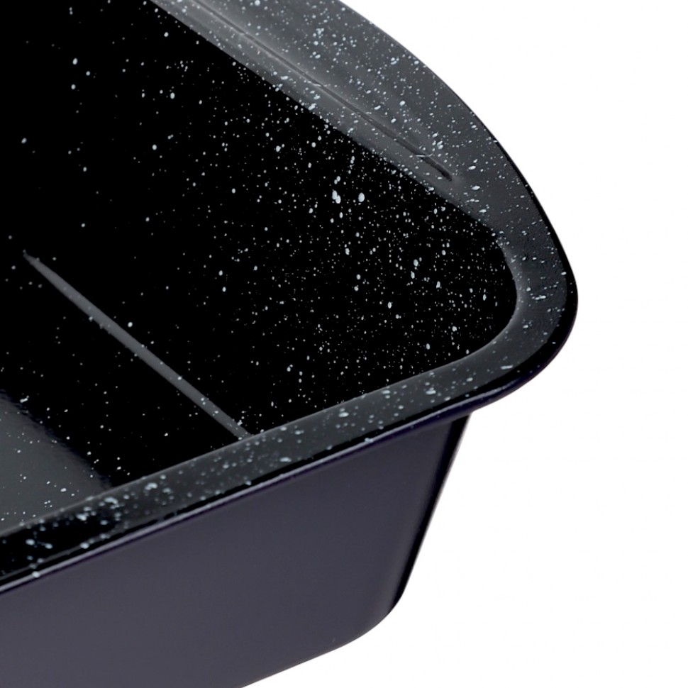 Противень глубокий Валькур, 35х27х7см, угл.сталь, антипригарное покрытие 280 гр SATOSHI