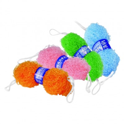 Мочалка полиэтиленовая стружка ЛЮКС 35 см большая (100)