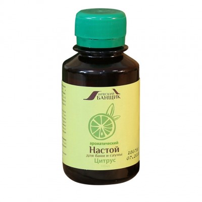 Настой ароматический для бани «Цитрус», 100 мл (8)