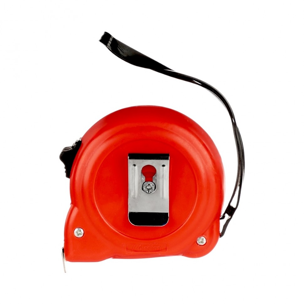 Рулетка "ПЛАСТИК", 5м х 19мм, одинарный зацеп, корпус PP