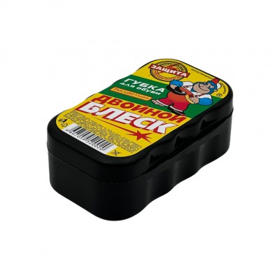 Губка для обуви «Двойной Блеск» бесцветная