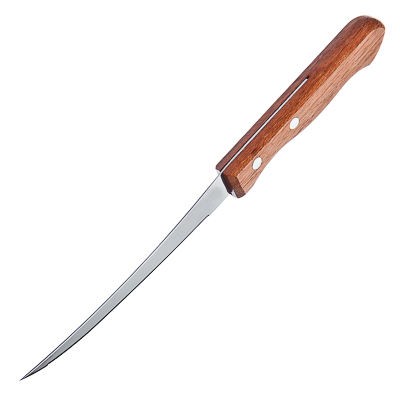 Нож № 2 деревянная ручка 5", мелкие зубчики (12/60/600)
