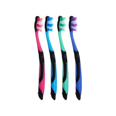 Зубная щетка Эффект, пластик, резина, средняя жесткость, индекс 5, степень 6<G<9