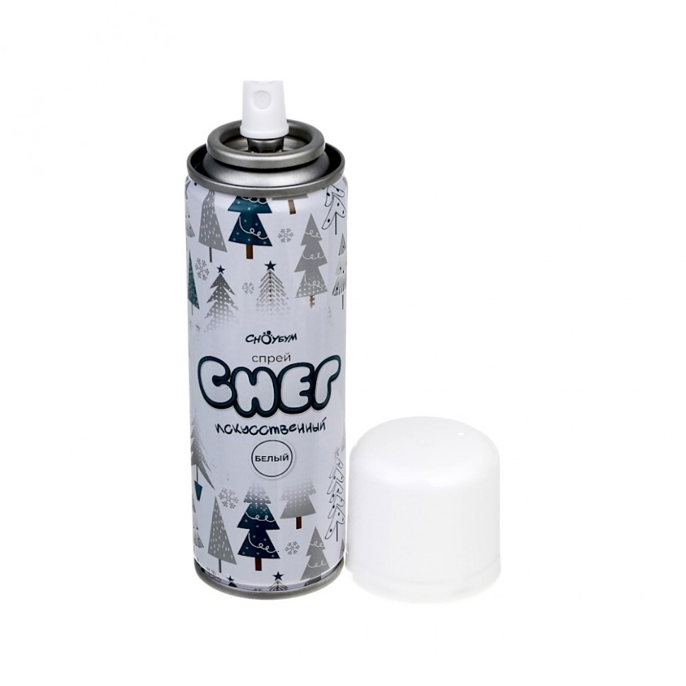 Снег искусственный, спрей, белый  45 гр.
