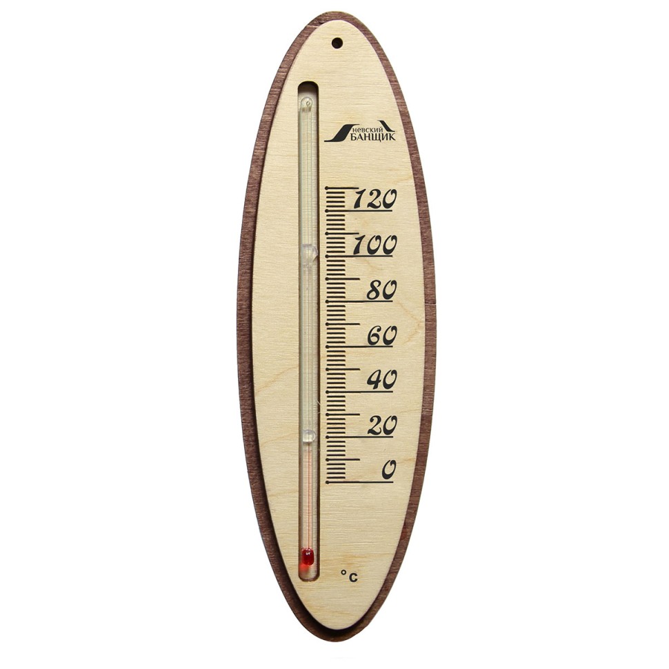 Термометр для бани овальный