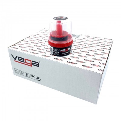 Крем для обуви Vega, чёрный, 50 мл