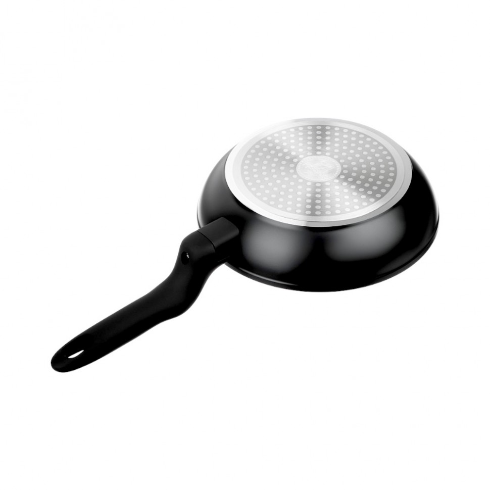 Сковорода литая Стоун d20см, антипригарное покрытие Мрамор, индукция SATOSHI