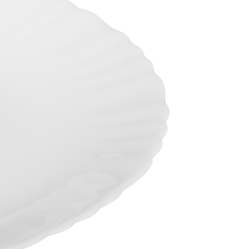 Тарелка десертная Бьянко Плюс, опаловое стекло, 19см