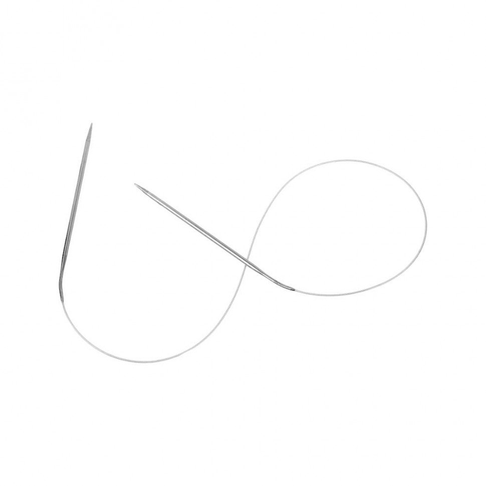 Спицы для вязания, нерж.сталь, пластик, 80см, d 3, 3,5, 4 мм