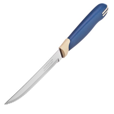 Нож № 5 пластиковая ручка 5", мелкий зубчик (12/60/600)