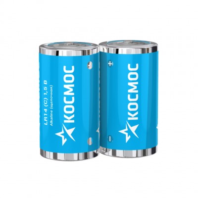 Батарейка Космос R14 С, 2 в п/э