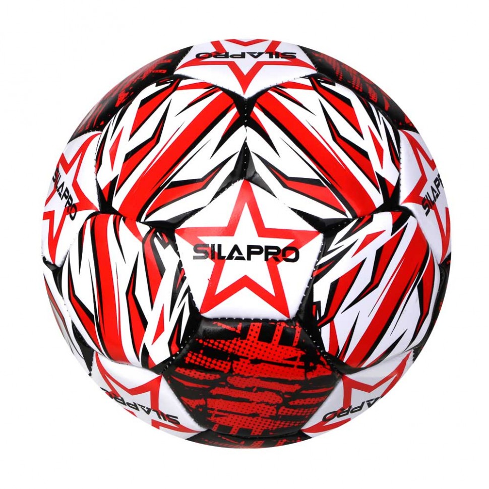 Мяч футбольный 2 сл, р.5, 22см, PVC 1.5мм, 290гр SILAPRO