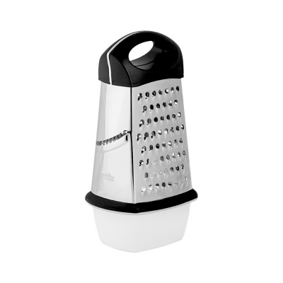 Терка 4-х сторонняя с контейнером 23см, нерж. сталь, FG0426-9SB