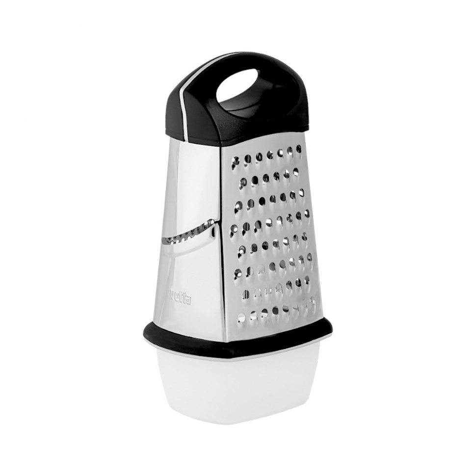 Терка 4-х сторонняя с контейнером 23см, нерж. сталь, FG0426-9SB