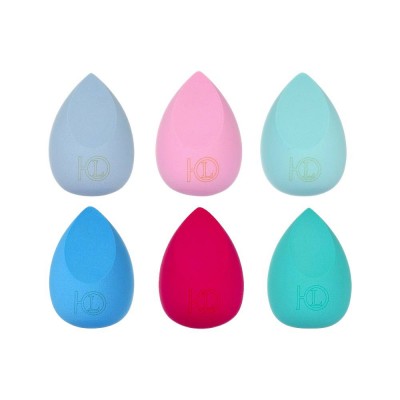 Спонж для нанесения тональной основы тм ЮНИLOOK, латекс, 6x4см, 3-6 цветов