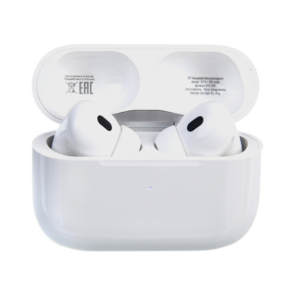 Наушники беспроводные TWS BY Space Pods Pro 2, внутриканальные, 25/200мАч, BT 5.4, белый
