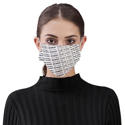 Маска для лица декоративная &quot;Хэштэг белый&quot; (15)